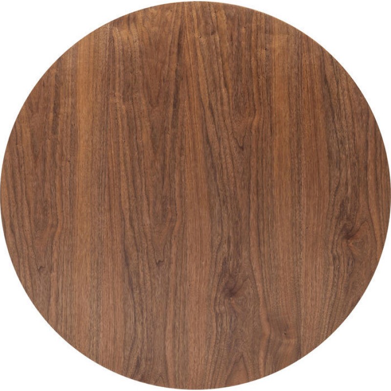 Table Top Invitation Round Walnut Ø90cm